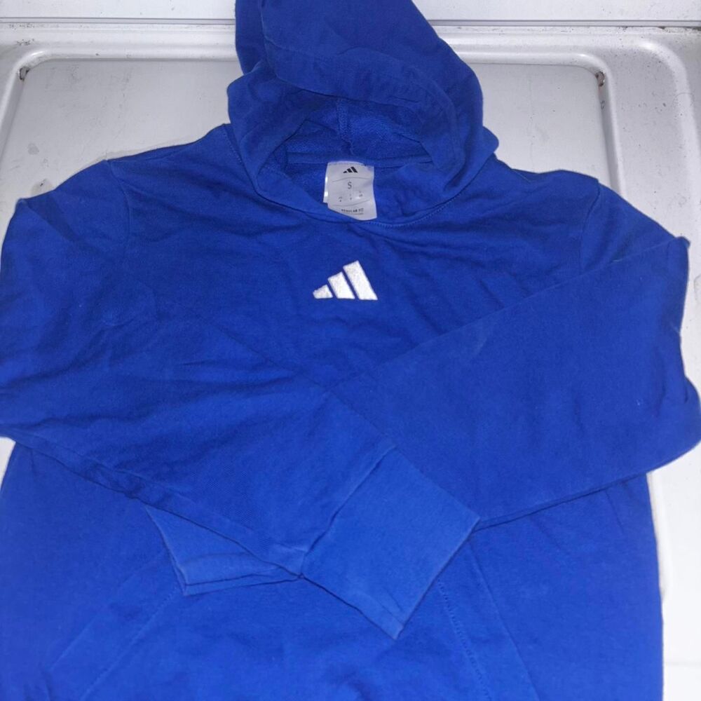 Adidas Men's Blue Hoodie